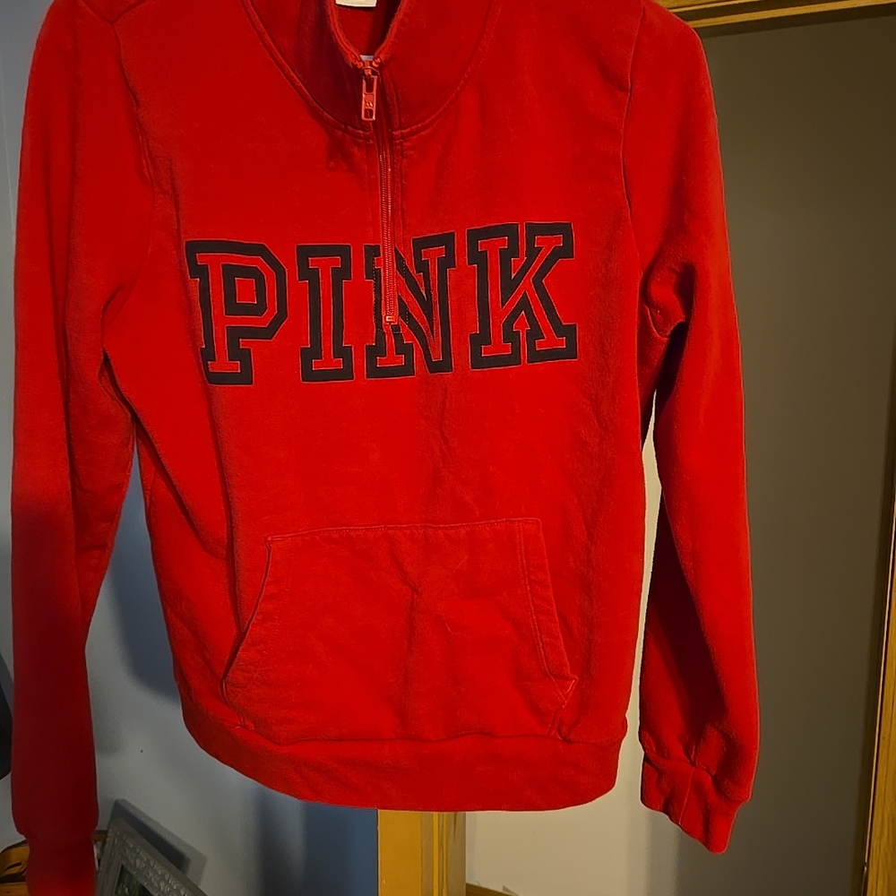 PINK Victoria's Secret Red Sweatshirt